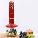 خلاط كهربائي يدوي  Geepas 400W Hand Blender - Stainless Steel Blades with 2 Speed  860ml Chopper Bowl & Electric Egg Whisk