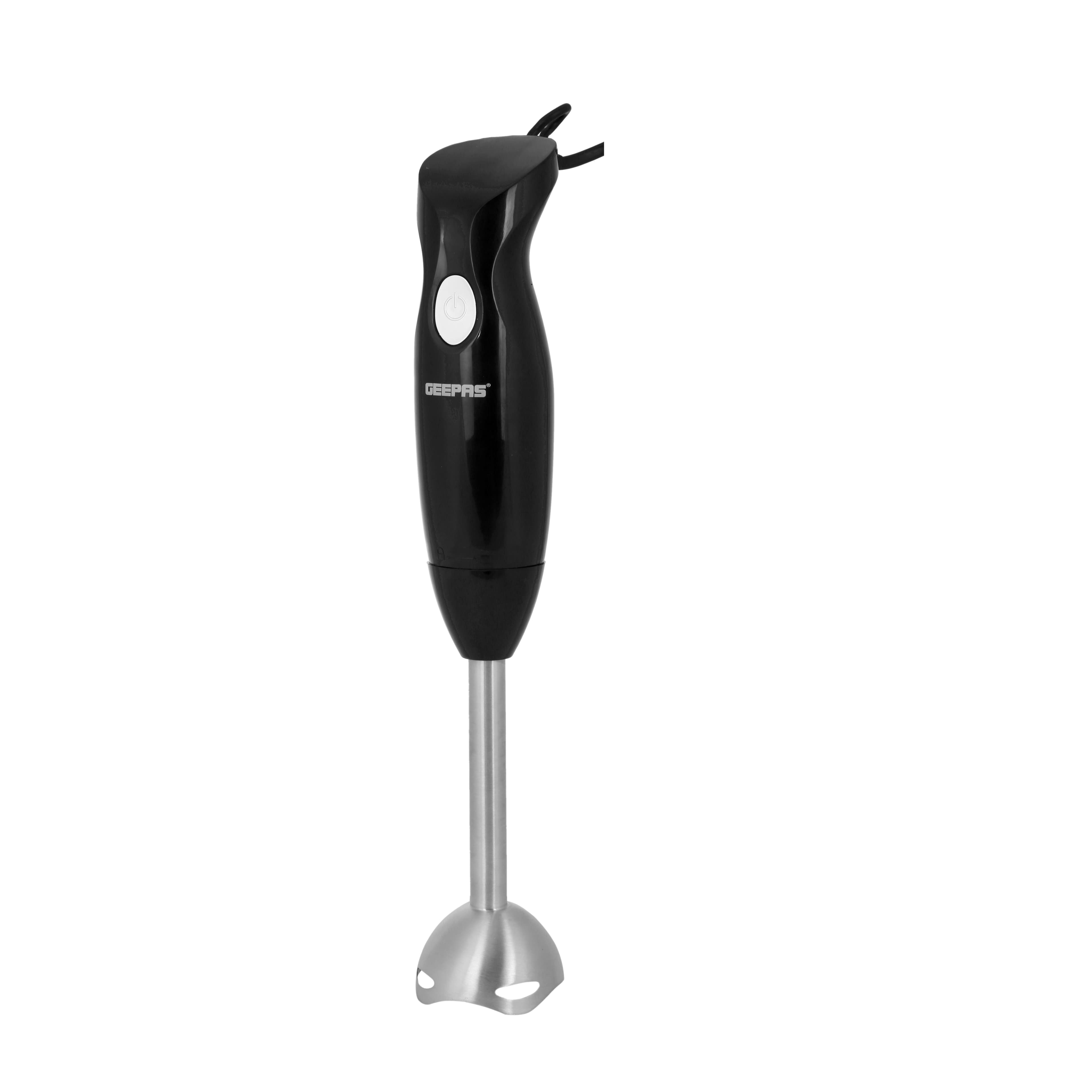 Geepas Ghb6143 Hand Blender 200w - 2 Speed Stainless Steel Blade With Detachable Stick | Ideal For Making Smoothies Milk Shakes Baby Food Years Warranty