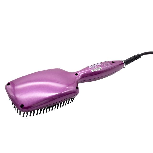 Geepas Ceramic Hair Brush 50W - Digital Temperature Control with Instant Heat Up to 230°C -Fine Bristle for Hair Care - Easy to Clean -Ideal for Short & Long Hairs - SW1hZ2U6MTM5MDY1