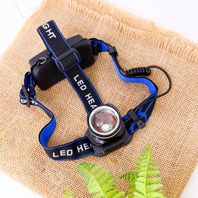 مصباح أمامي بسعة 1500 ميللي أمبير Led Head Lamp - Geepas - 125011