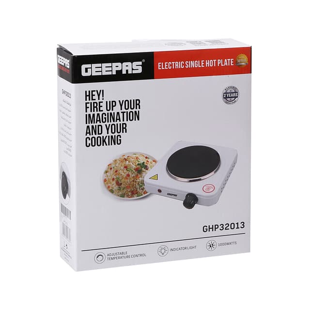موقد كهربائي Geepas 1000W Single Hot Plate