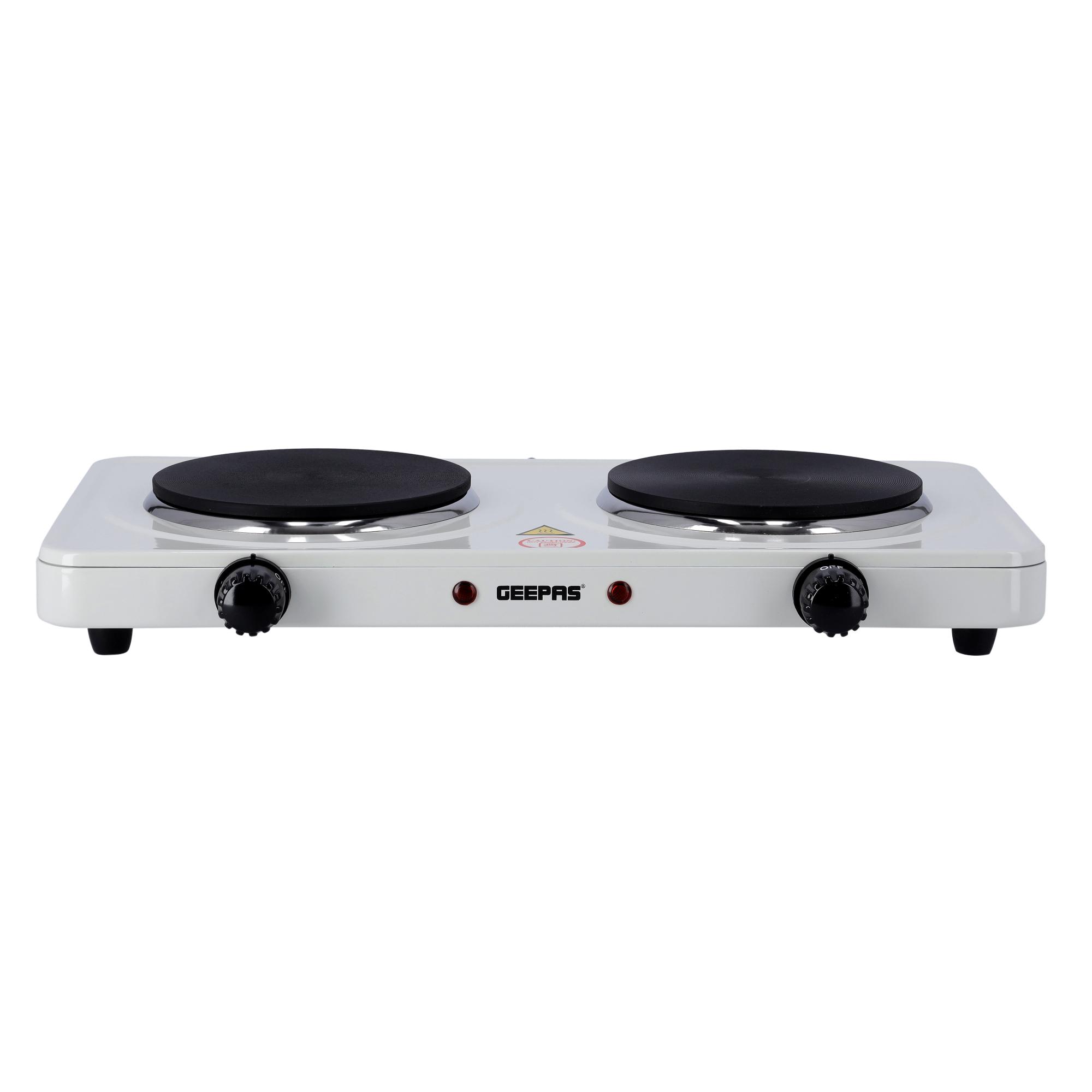 2000W Portable Cooktop Dual Burner Cast Iron Electric Stove for Kitchen  Cooking