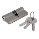 Geepas GHW65074 Double Cylinder Lock 70mm - Security Lock, Double Brass Cylinder 30/30mm with 3 Keys - Anti-Drill & Anti-Pick Door Lock - High Security Lock