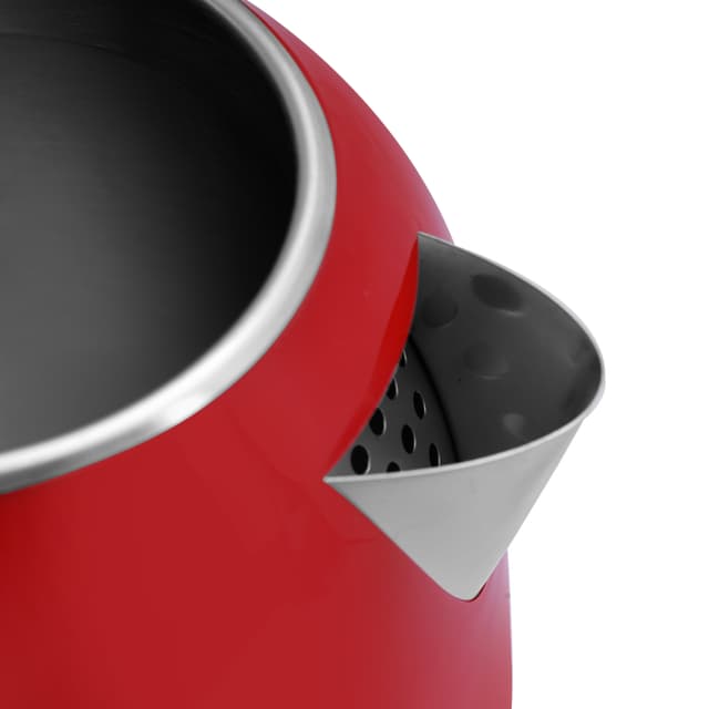 غلاية ماء كهربائية Geepas 1800 W Double Layer Electric Kettle 1.7L  Stainless Steel Double Wall, Auto Shut-Off & Boil-Dry Protection - 121750