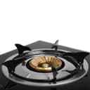 Geepas 2-Burner Gas Hob - Attractive Design, Tempered Glass Worktop - Automatic Ignition, 2 Heating Zones - Portable Cooktop - Ideal for Home, Office and More