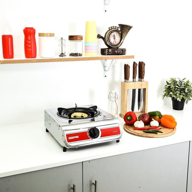 موقد غاز صغير بشمعة واحدة جيباس Geepas Single Burner Gas Cooker