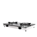 فرن غاز مسطح 2 عين جيباس  Geepas Electric 2-Burner Hob - Size 155mm- Automatic Ignition, 2 Heating Zones