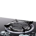 فرن غاز مسطح 2 عين جيباس  Geepas Electric 2-Burner Hob - Size 155mm- Automatic Ignition, 2 Heating Zones