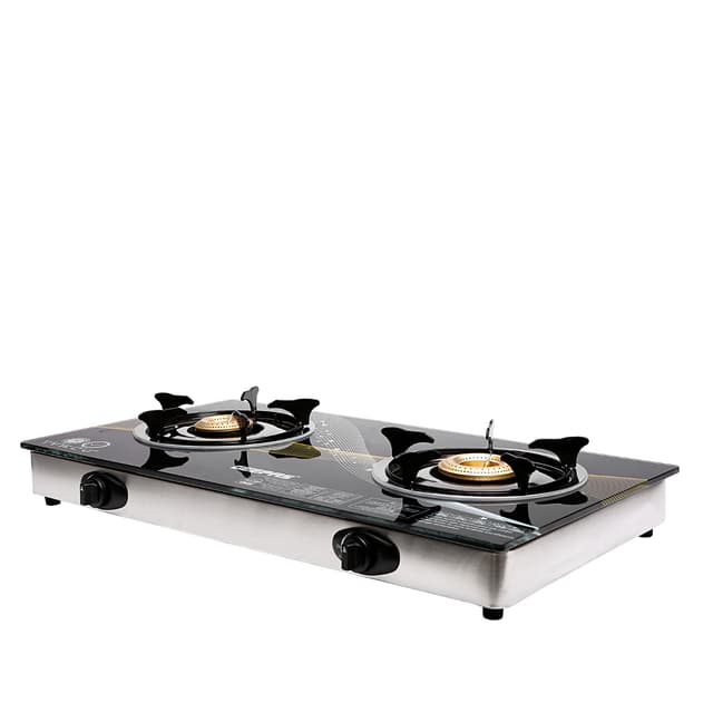 فرن غاز ذو شمعتين Geepas 2-Burner Gas Hob 70 mm & 90 mm