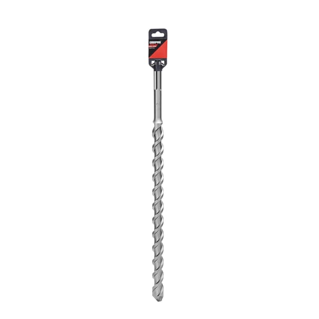 Geepas SDS Max Drilling Flute - Masonry Drill Bit Spiral Flute Rotary Masonry Drill - Ideal for Concrete, Wood & other Soft materials (D30xL570xWL200)