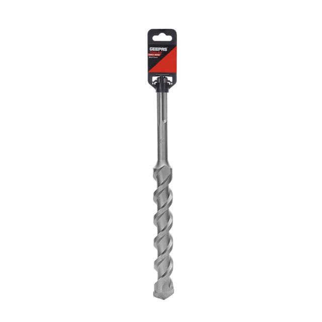 Geepas SDS Max Drilling Flute - Masonry Drill Bit Spiral Flute Rotary Masonry Drill - Ideal for Concrete, Wood & other Soft materials (D38xL370xWL200) - SW1hZ2U6MTUwMjA4