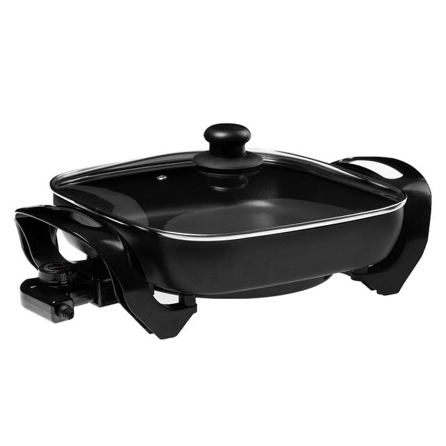 طباخ متعدد الاستخدامات بقوة 1500 واط Geepas Multi-Functional Electric Skillet - SW1hZ2U6MTUxMTM4