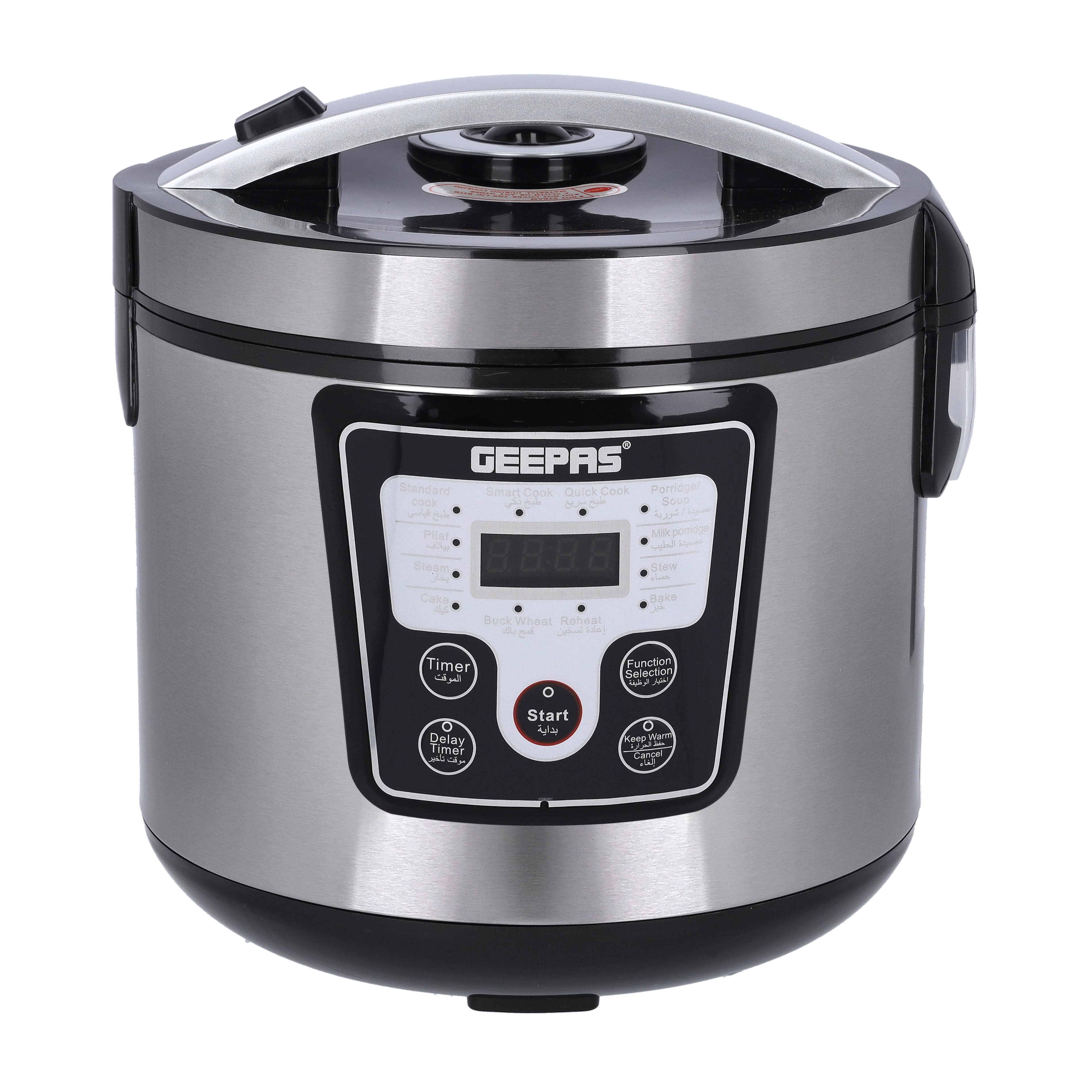 قدر الضغط الكهربائي بسعة 1.8 ليتر جيباس Geepas Compact & Multipurpose 1.8L Multi Cooker