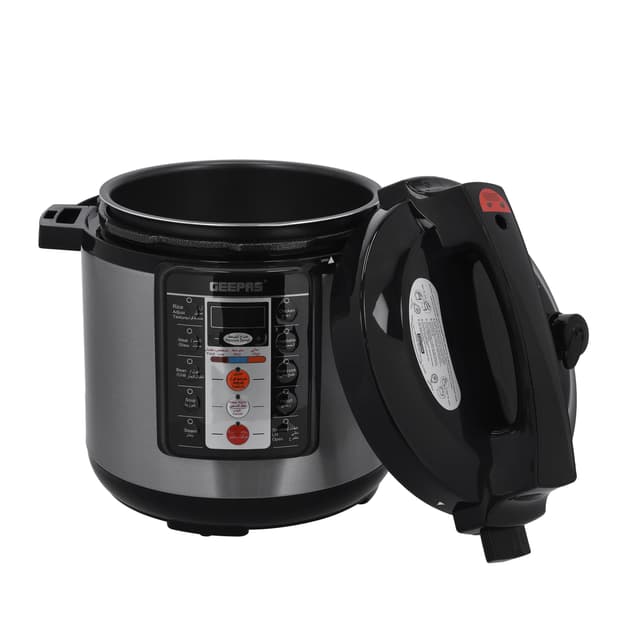 قدر ضغط كهربائي بسعة 6 لتر  Digital Multi Cooker  6L - Geepas - 126770