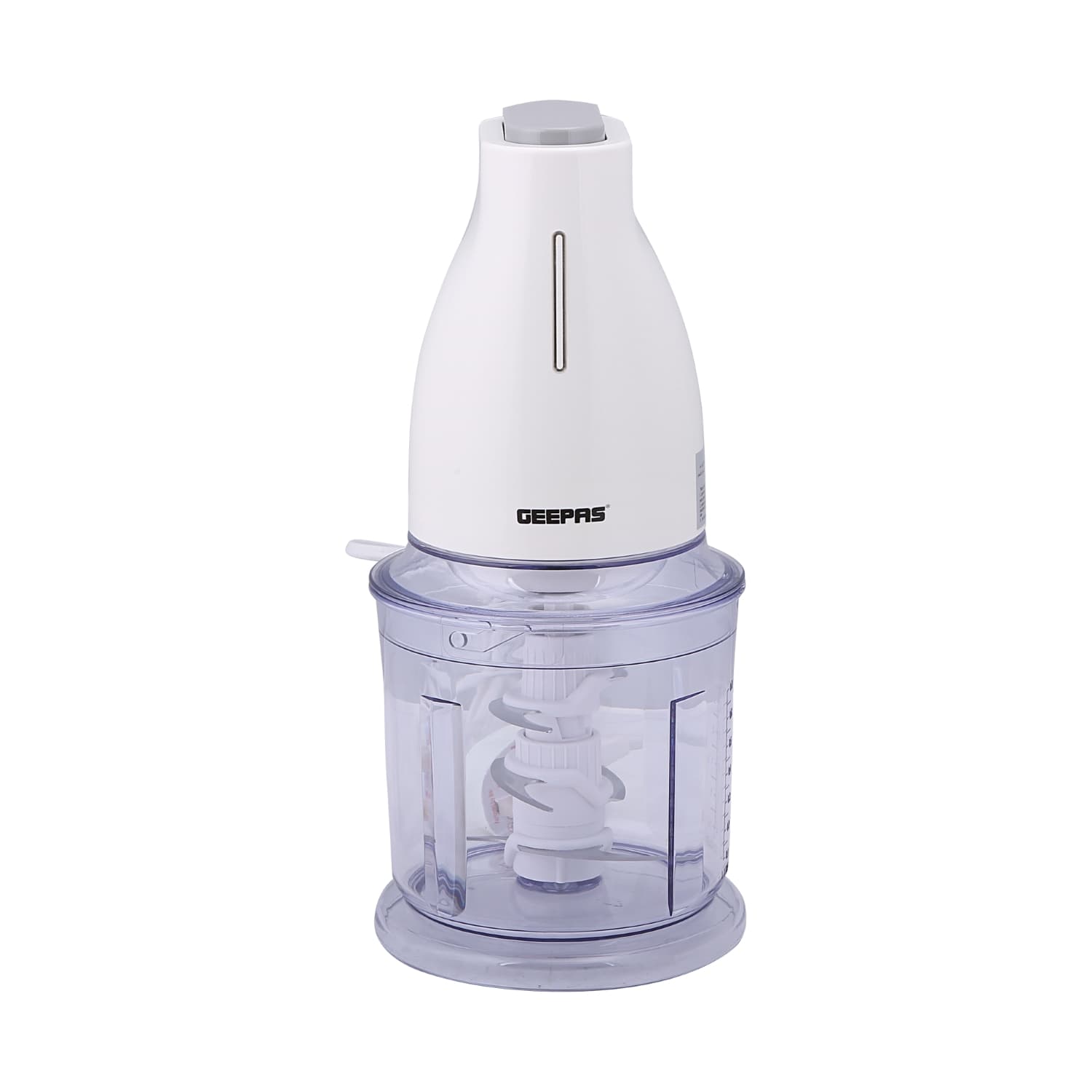 Geepas GMC42016 500W Mini Food Processor - 700ML Food Chopper, 6 Pcs Stainless Steel Blending & Chopping, Perfect for Salads Salsa Pesto Curry Pastes & More