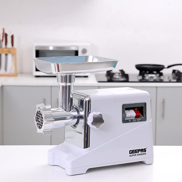 فرامة اللحم بقوة 1600واط جيباس Geepas Metal Gear Meat Grinder With Reverse Function