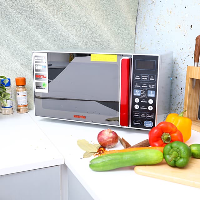 مكروويف Geepas 27L Digital Microwave Oven - 900W - 122146