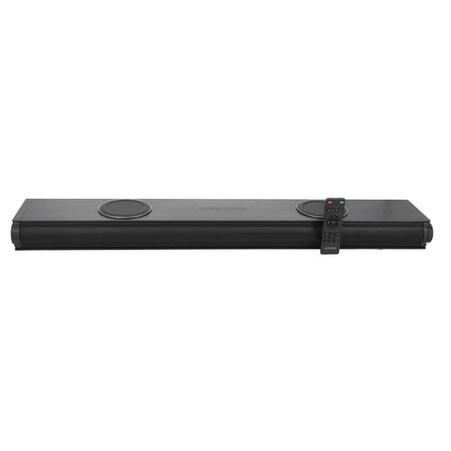 Geepas GMS11152 Portable Sound bar System 2.2CH - 2 Inbuilt Sub-Woofer with 3D Sound Technology - USB/AUX/BT/HDMI/ - Remote Included - Connect to TV, Mobile, Laptop & More - 127163