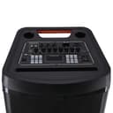 Geepas Hi-Fi Speaker With Uhf Mic & Remote | Usb Bt Gms11153 Tf Fm And Tws Functions Includes Aux/Guitar Input 2*12" Dj - 127318