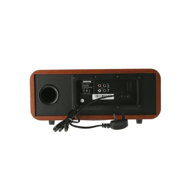 Geepas GMS11174 2.1 Bluetooth Speaker - Portable Bluetooth Speaker, Speaker with Stereo Hi-Fi Bass, Led Display - Multiple Connection (USB, TF, FM)