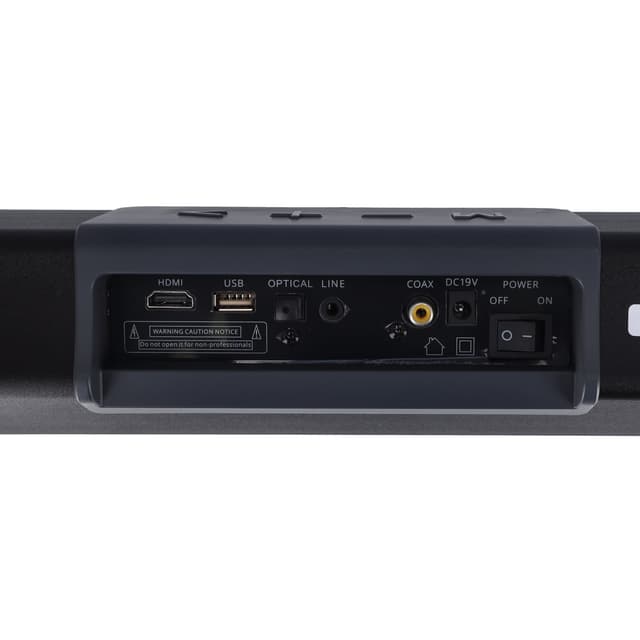 مكبر صوت Geepas Sound Bar Bluetooth Speaker Led Display | 15 Meter Bluetooth Range | USB/AUX/with Wall Mounting | 3D Surround Sound Stereo