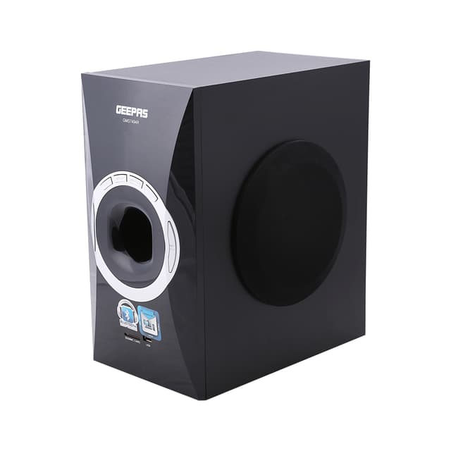 Geepas GMS7494N 2.1 Multimedia Speaker- Home Theatre System with Bass Hi-Fi Surround Sound - USB - SD Card Reader -Remote Controller & Digital LED Display - 124882