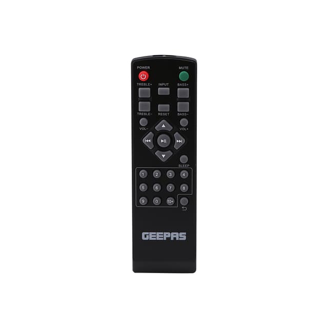 Geepas GMS7494N 2.1 Multimedia Speaker- Home Theatre System with Bass Hi-Fi Surround Sound - USB - SD Card Reader -Remote Controller & Digital LED Display - 124883