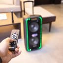 سماعات جيباس بلوتوث مع بطارية أسود Geepas Black Battery With Channel Multimedia Speaker System