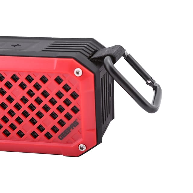 Geepas Rechargeable Bluetooth Speaker 1000 MAH Portable Bluetooth Speaker, Wireless Speaker with Stereo HiFi Bass, Builtin 1000 MAH Battery, In Built Microphone for Hands Free Calling