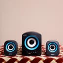 سماعات كمبيوتر مكتبي بلوتوث أسود جيباس Geepas Black Bluetooth Computer Speaker
