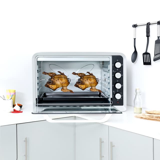 فرن كهربائي جيباس بسعة 100 لتر Geepas Electric Oven with Rotisserie & Convection - 127070