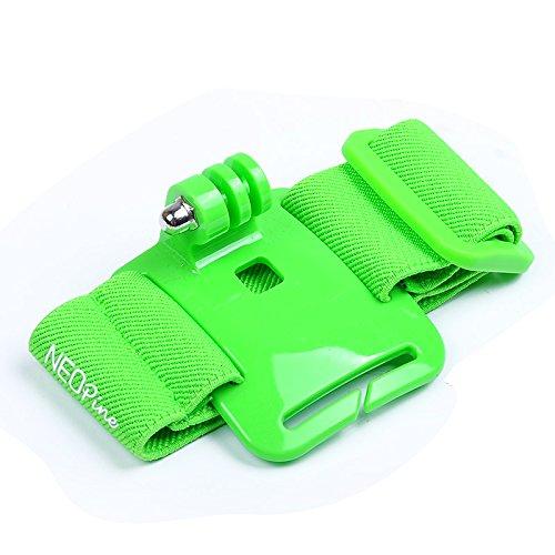 NeoPine Elastic Fiber Wrist Hand Strap For Gopro Hero 5 Hero 4 Hero 3 SJCAM - Green - Green - SW1hZ2U6MTIxNDA3