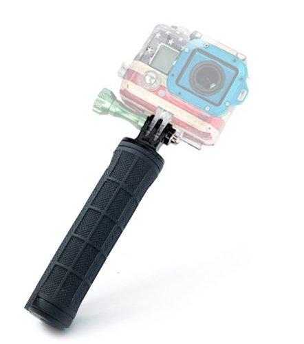 Neopine Non-Slip Handle Selfie Monopod Grip Holder Mount For Gopro Hero5 Hero4 Hero3 SJCAM- Black - Black