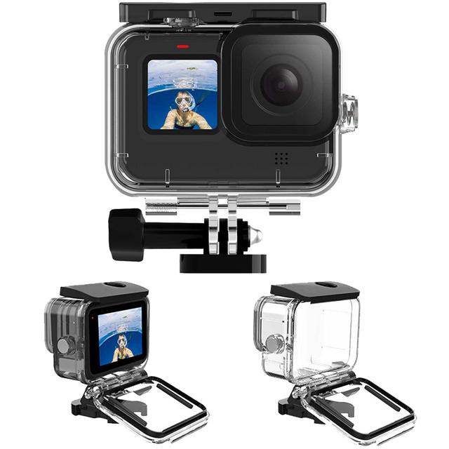 كفر حماية الكاميرا O Ozone Waterproof Housing Compatible for GoPro Hero 9 Black Transparent Case - SW1hZ2U6MTI1MTI3