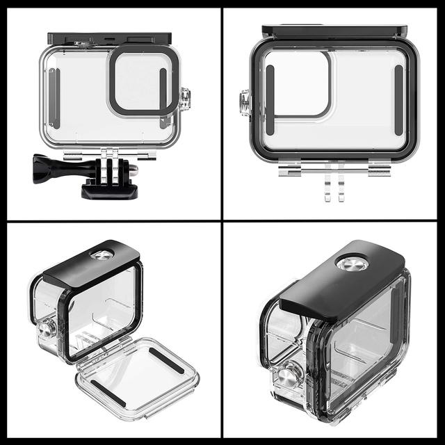 كفر حماية الكاميرا O Ozone Waterproof Housing Compatible for GoPro Hero 9 Black Transparent Case - SW1hZ2U6MTI1MTM1