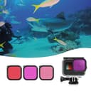 O Ozone 7 in 1 Kit Compatible for Gopro Hero 9 Action Camera Accessories with Silicone Lens Cap, Tempered Glass Protector, Lens Filters for GoPro Hero 9 Black - Black
