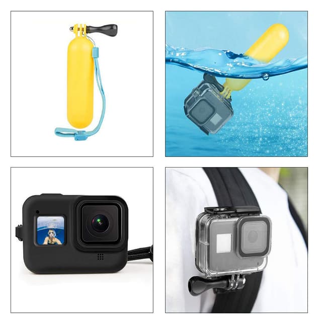 اكسسوارات جو برو مع حقيبة سيليكون أسود أوزون O Ozone Black ٍSilicone Bag GoPro Accessories