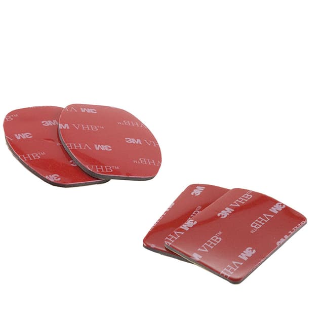 O Ozone 3M Adhesive Sticky Pad Compatible for GoPro Action Camera Accessories [8 in 1] [2 Flat & 2 Curved Mounts with 3M Sticker] Mount Kit for Helmet - Black