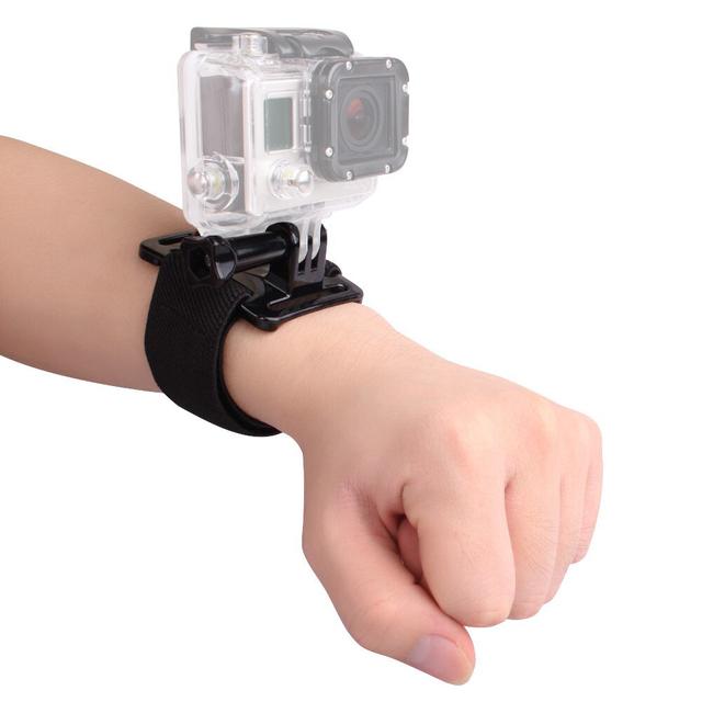 O Ozone Wrist Strap Mount Kit [Elastic] compatible for GoPro Hero 9, for Hero 8, for Hero 7, for SJCAM and for YI Action Camera Accessories - Black - SW1hZ2U6MTI0MTY2