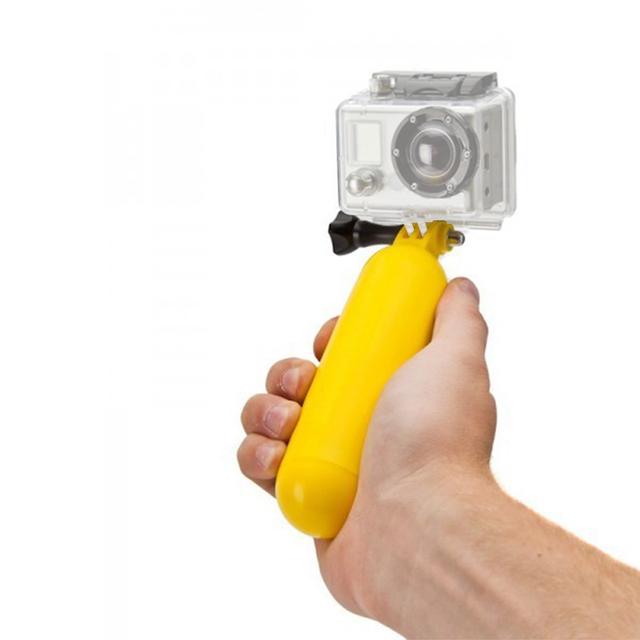 O Ozone Waterproof Floating Hand Grip [Handle Mount][ Action Camera Accessories ] Compatible for GoPro Hero 9, for Hero 8, for Hero 7, for SJCAM, for YI, Water Sport Floaty for Action Cameras - Yellow - SW1hZ2U6MTI2NjQw