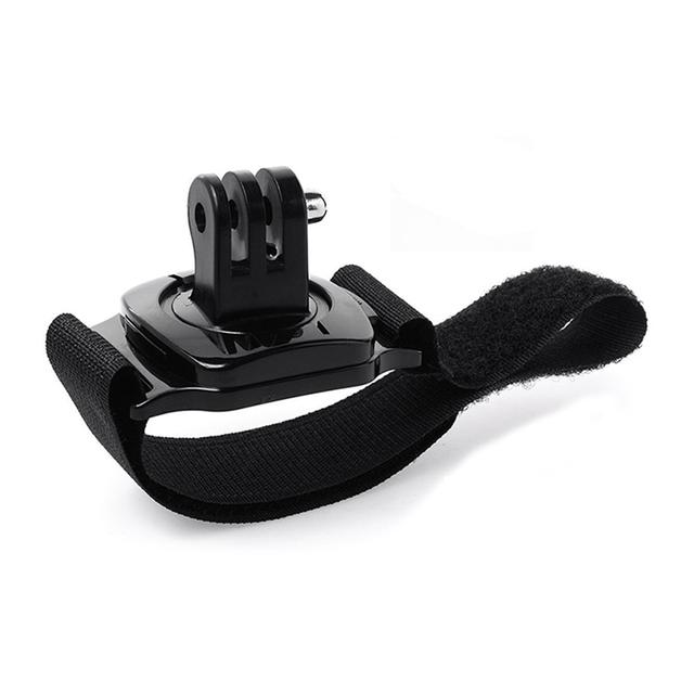 O Ozone Elastic Wrist Strap Mount Kit [ 360 Degree Swivel Mount ] [ Hand Mount ] compatible for GoPro Hero, for SJCAM, for YI Action Camera Accessories - Black - SW1hZ2U6MTI0Mzk1