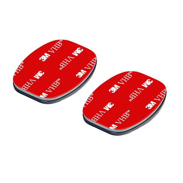 O Ozone 3M Adhesive Sticky Pads Compatible for GoPro Hero 9, for Hero 8, for Hero 7 [ 4 in 1 ][ 2 Flat Mounts] Mount Kit for Helmet - Black