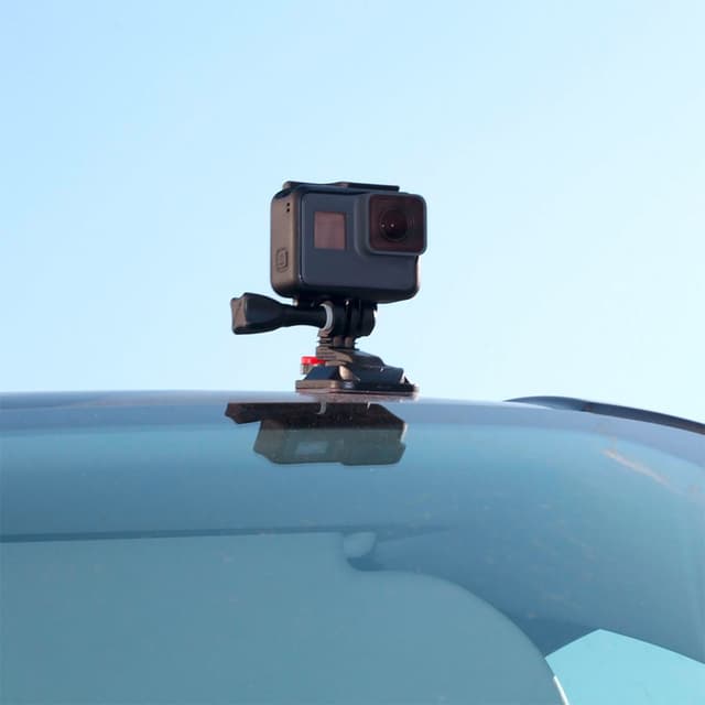 O Ozone 3M Adhesive Sticky Pads Compatible for GoPro Hero 9, for Hero 8, for Hero 7 [ 4 in 1 ][ 2 Flat Mounts] Mount Kit for Helmet - Black