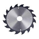 Geepas GPA59208 Professional Circular Saw Blade - 185mm x 30mm bore, 20mm Ring - 16 ATB Calibered Teeth - Ideal for Carpenter, Professional, DIYers & More - SW1hZ2U6MTUwNjM4