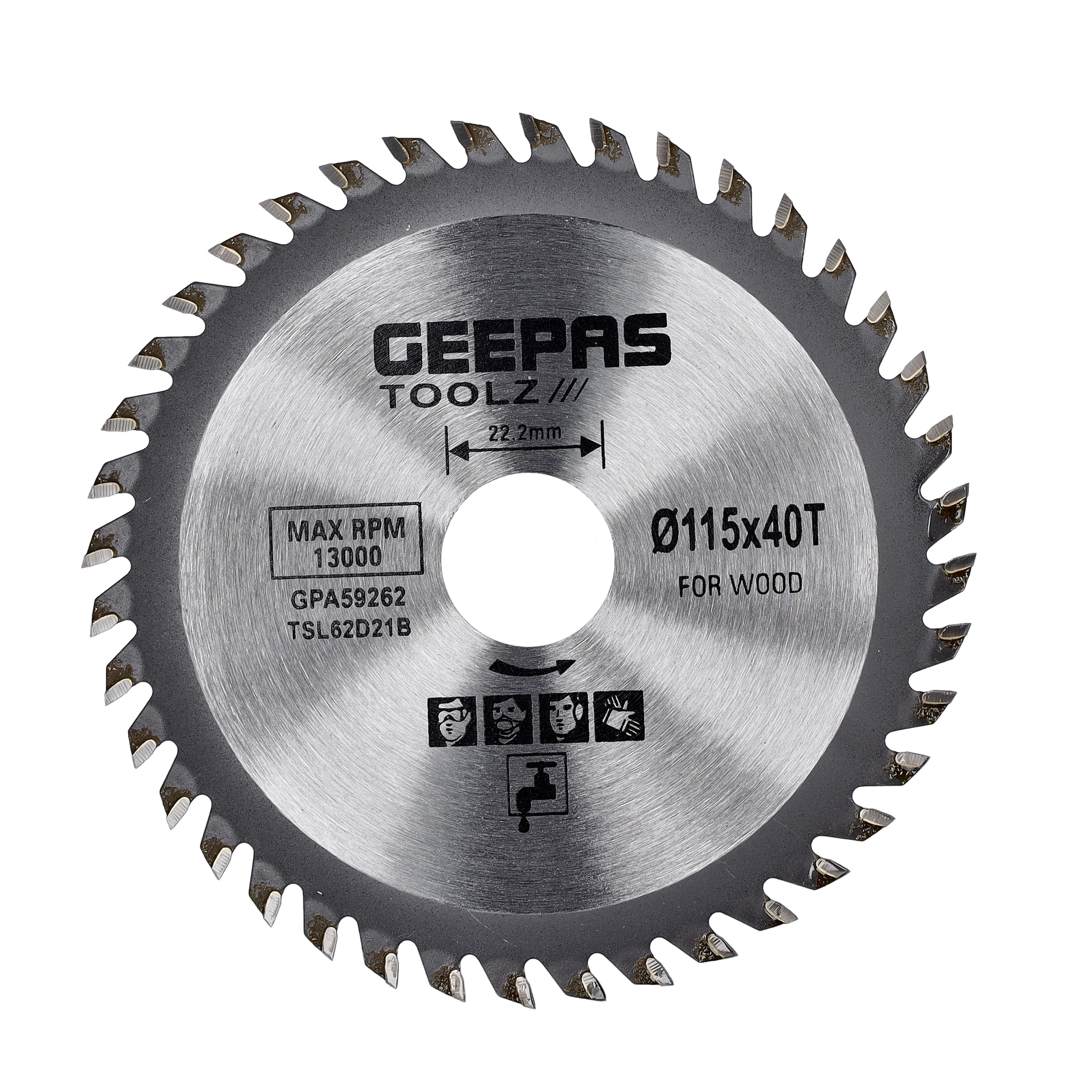 Geepas Wood Cutting Saw Blade GPA59262