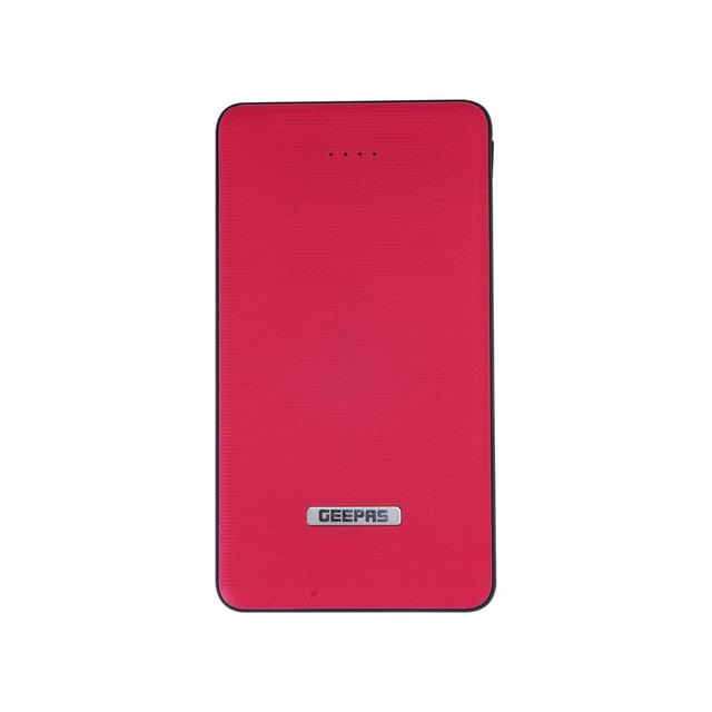 Geepas GPB58026 USB Power Bank 10000mAh - Digital Display, 5V 2.1A, Ultra Slim Battery Pack Compatible with iPhone, Huawei, Samsung, Google Pixel and More - SW1hZ2U6MTQyMjI1