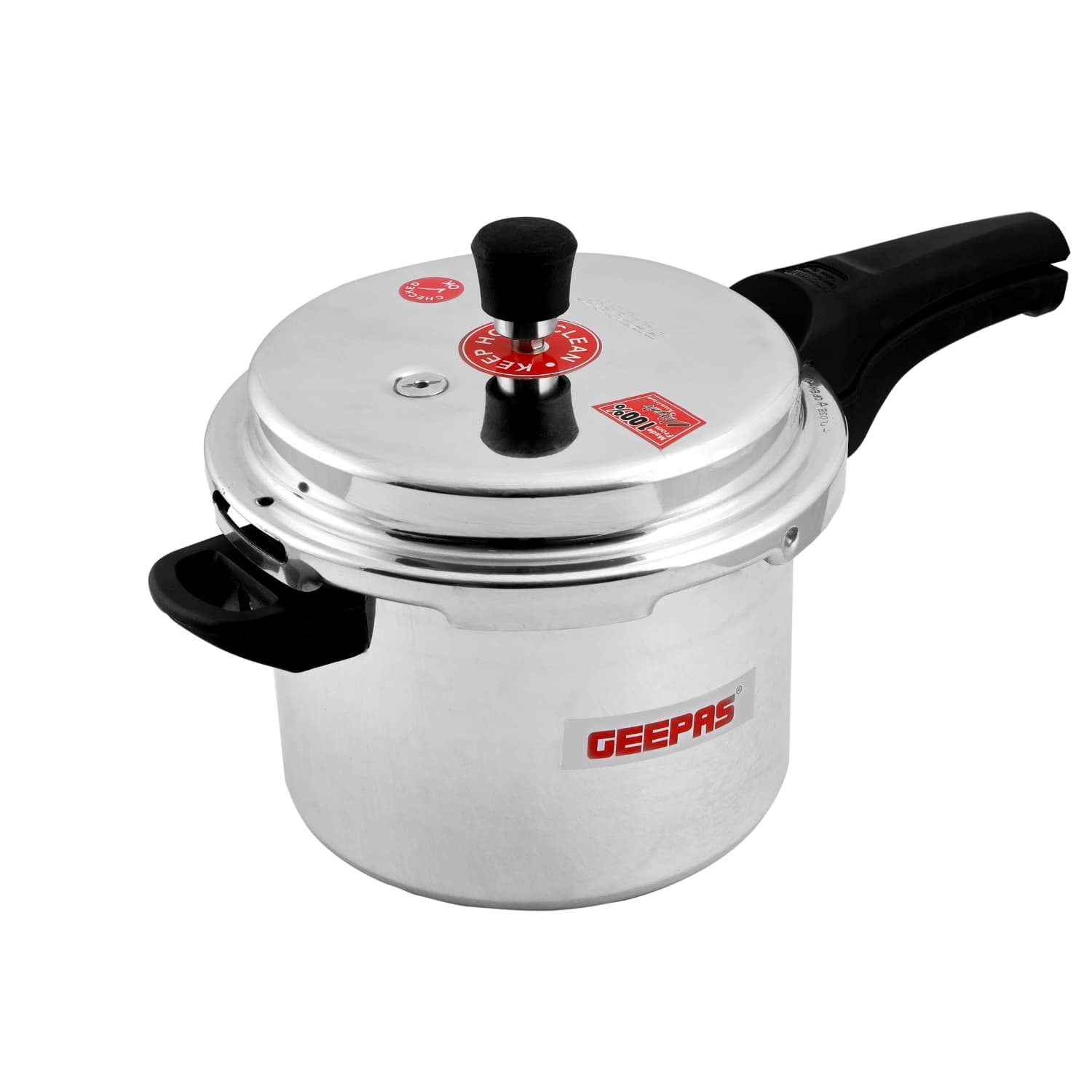 Geepas GPC326 5L Stainless Steel Induction Base Pressure Cooker