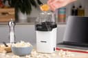 Geepas 1200W Electric Popcorn Maker - Makes Hot, Fresh, Healthy and Fat-Free Theater Style Popcorn Anytime - On/Off Switch, Attractive Design, Oil-Free Popcorn Popper - 2 Years Warranty