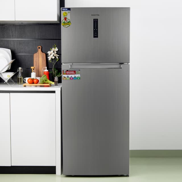 ثلاجة 500 لتر جيباس Geepas Double Door Refrigerator