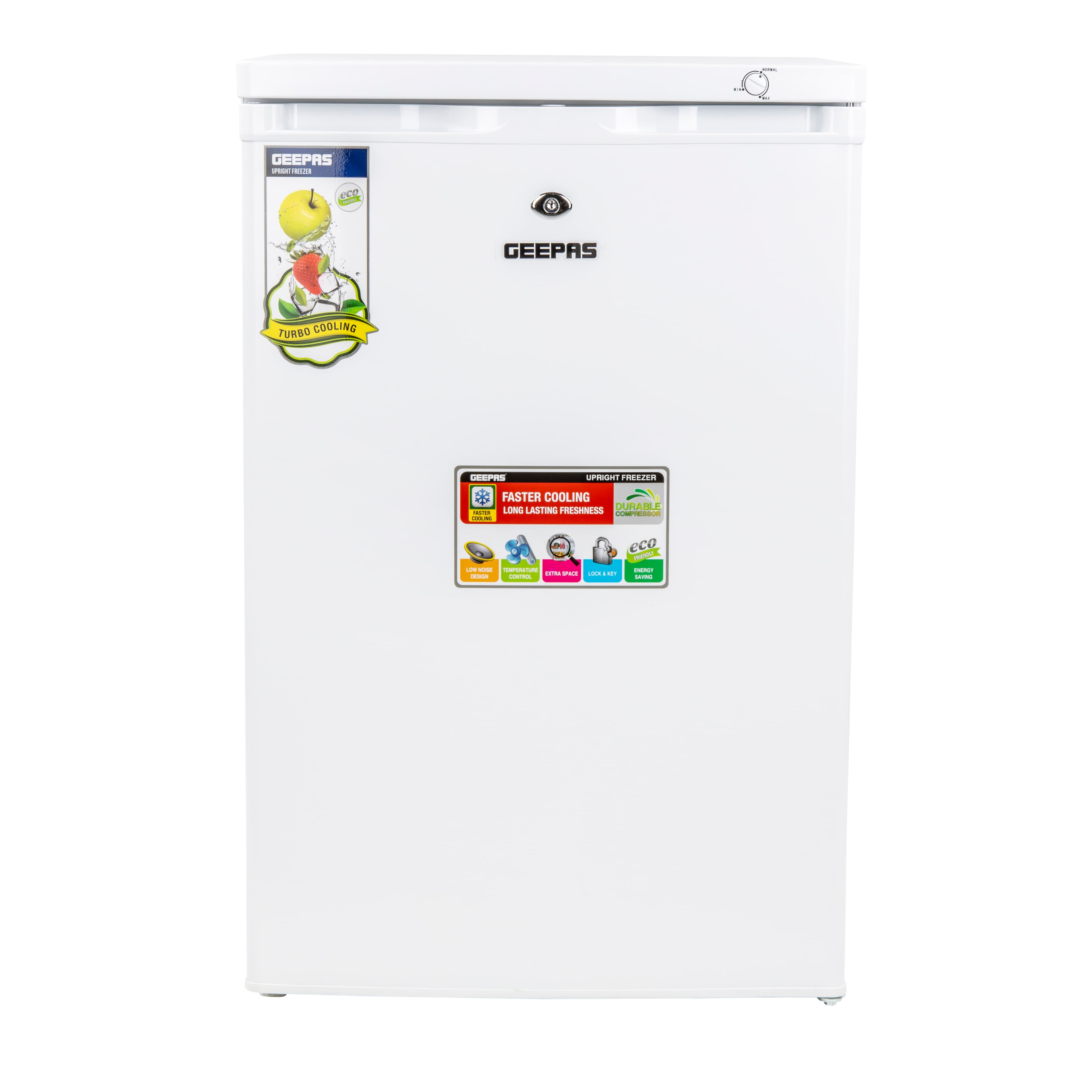 فريزر  Geepas 120L Upright Freezer